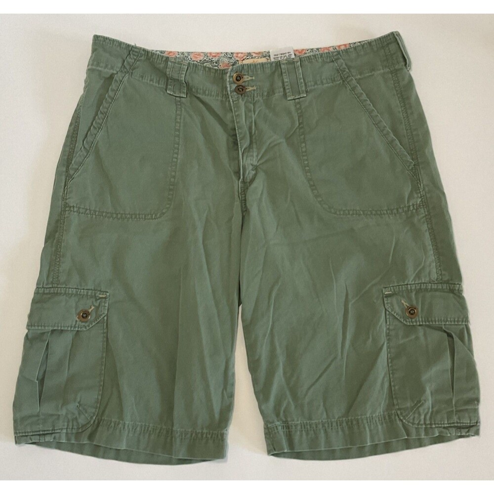 Levi's Tab Twills 2006 Bermuda Chino Shorts Green Size 10
